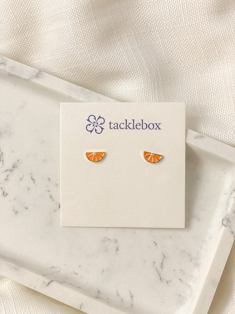 Orange You Glad Stud Earrings - Tacklebox