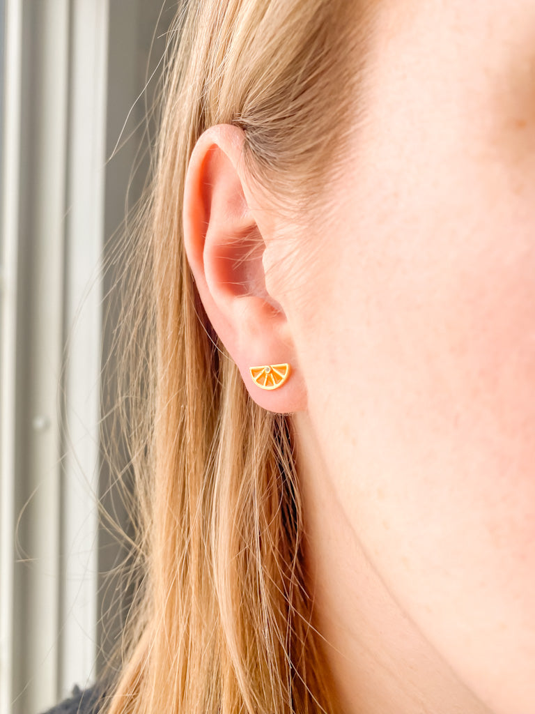 Orange You Glad Stud Earrings - Tacklebox