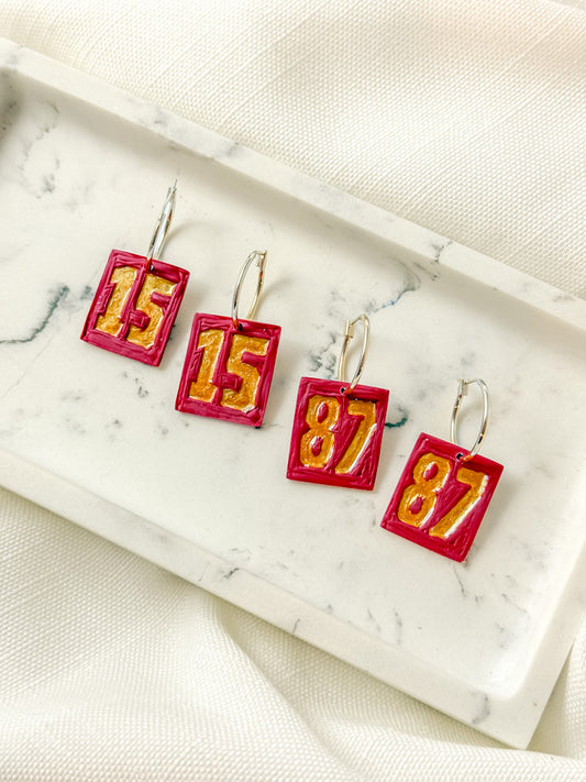 KC Roster Hoop Earrings (multiple options) - Tacklebox