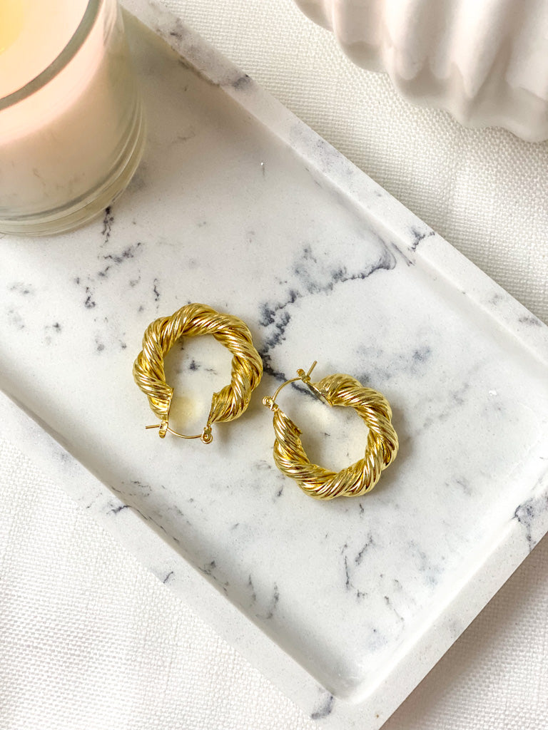 You're So Golden Hoop Earrings - Tacklebox
