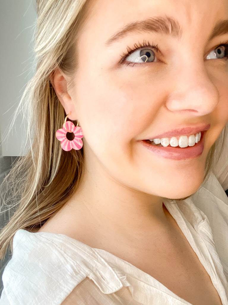Groovy Garden Hoop Earrings (multiple colors) - Tacklebox