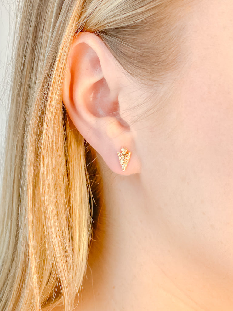 KC Arrowhead Stud Earrings - Tacklebox