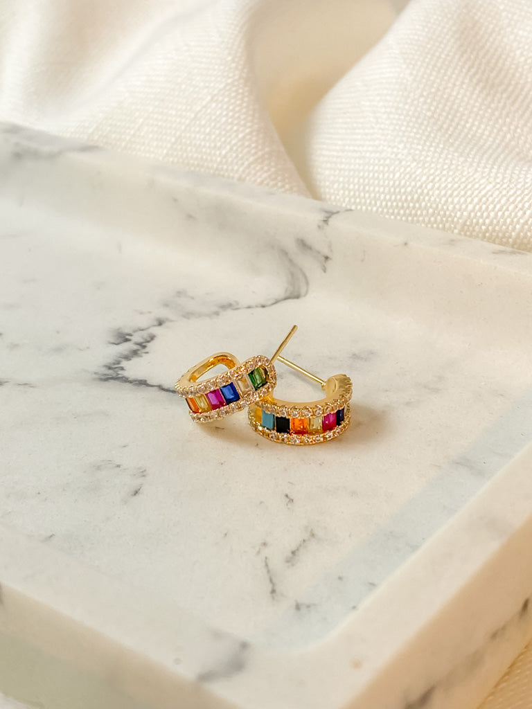 Rainbow Huggie Earrings - Tacklebox