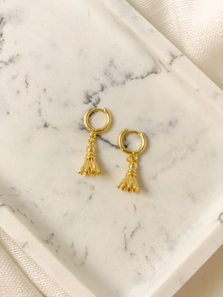 Shuttlecock Hoop Earrings - Tacklebox