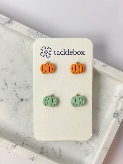 Pumpkin Stud Pack Earrings (multiple colors) - Tacklebox