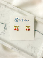 Cherry On Top Stud Earrings - Tacklebox