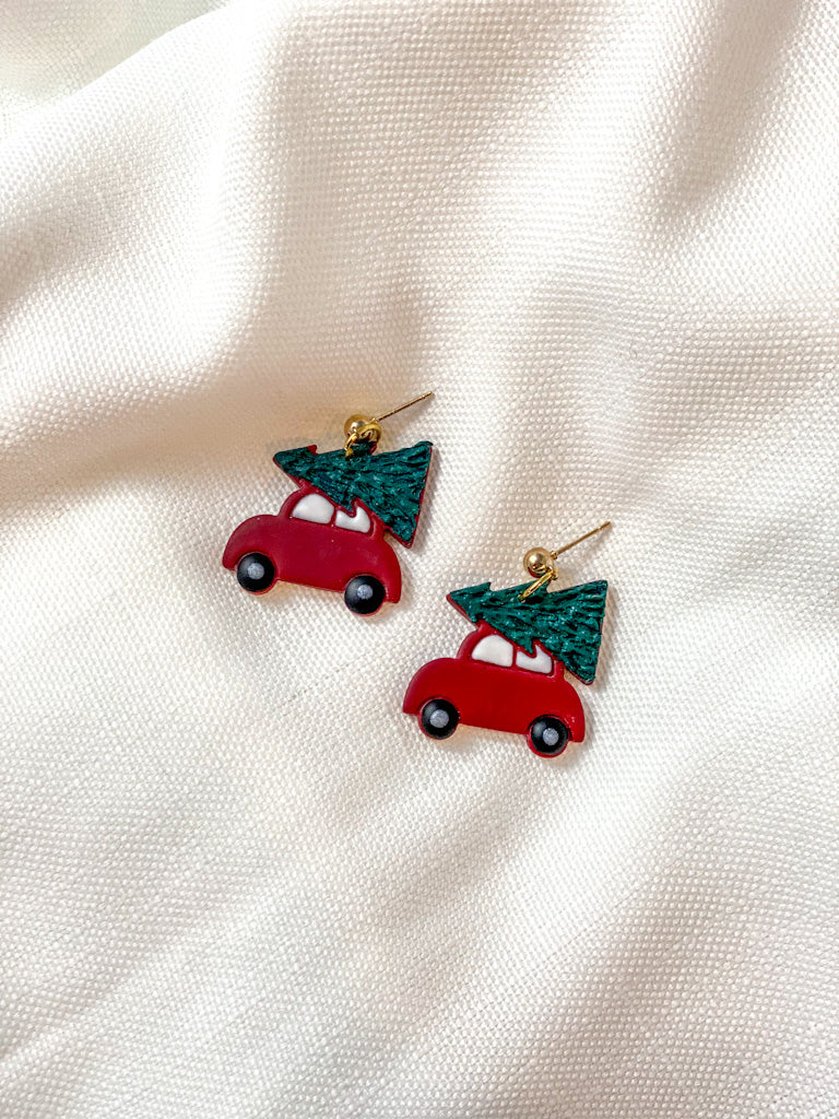 Home For Christmas Earrings (multiple colors) - Tacklebox