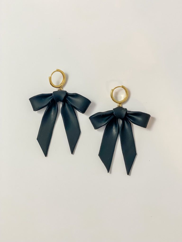 Bow Hoop Earrings (multiple colors) - Tacklebox