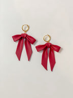 Bow Hoop Earrings (multiple colors) - Tacklebox