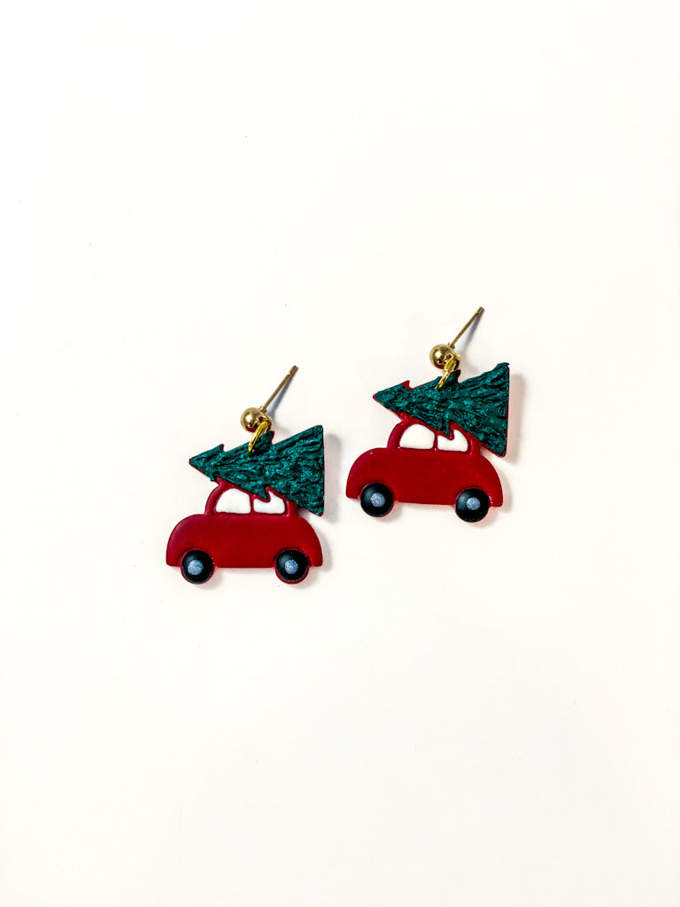Home For Christmas Earrings (multiple colors) - Tacklebox