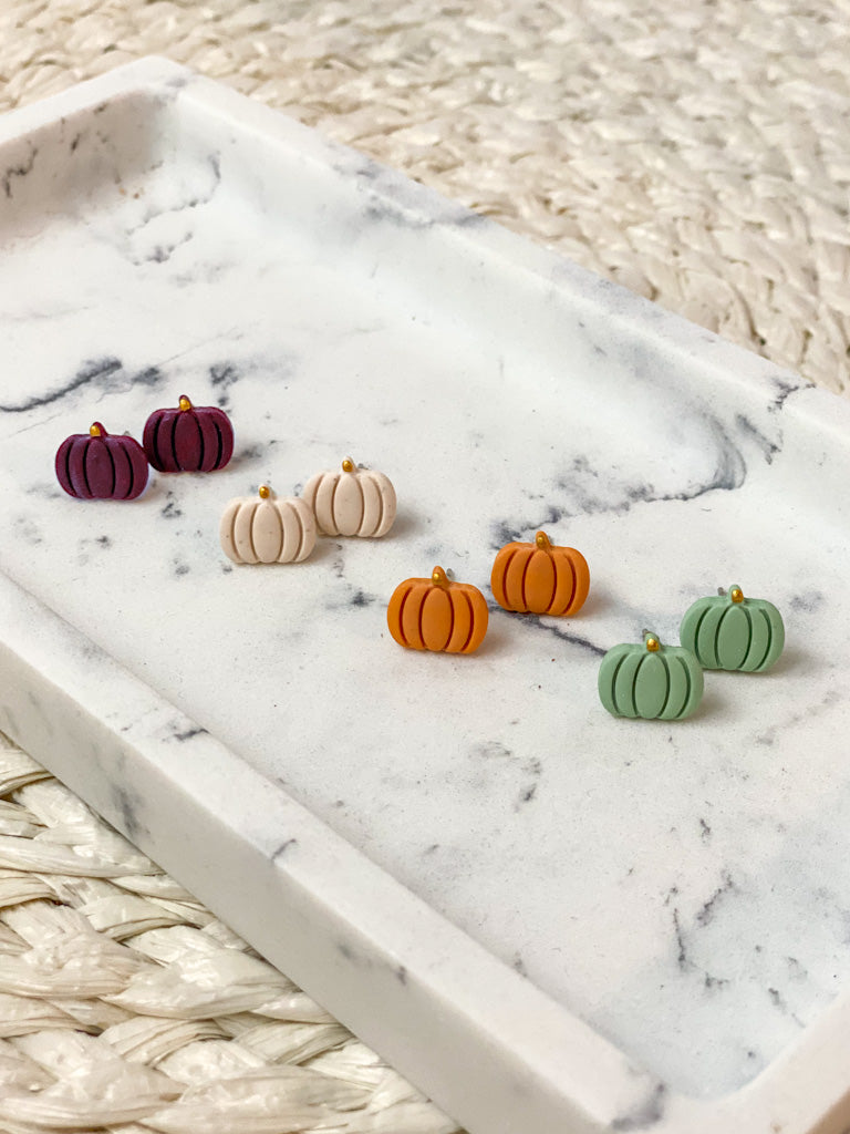 Pumpkin Stud Pack Earrings (multiple colors) - Tacklebox