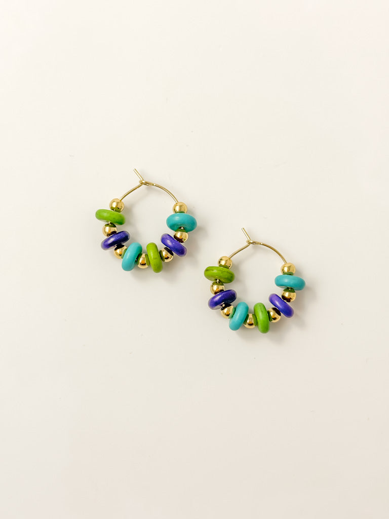 Candy Hoop Earrings (multiple colors)