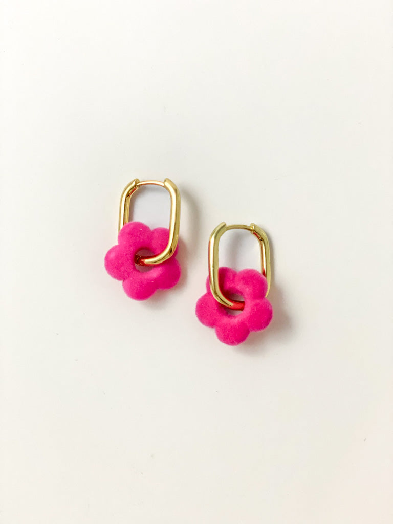 Daisy Dream Hoop Earrings (multiple colors) - Tacklebox