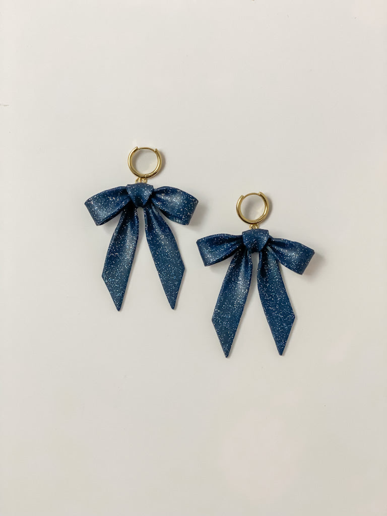 Bow Hoop Earrings (multiple colors) – Tacklebox