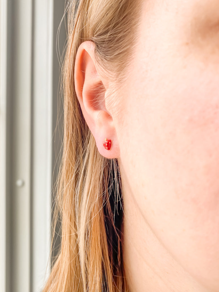 Strawberry Stud Earrings - Tacklebox