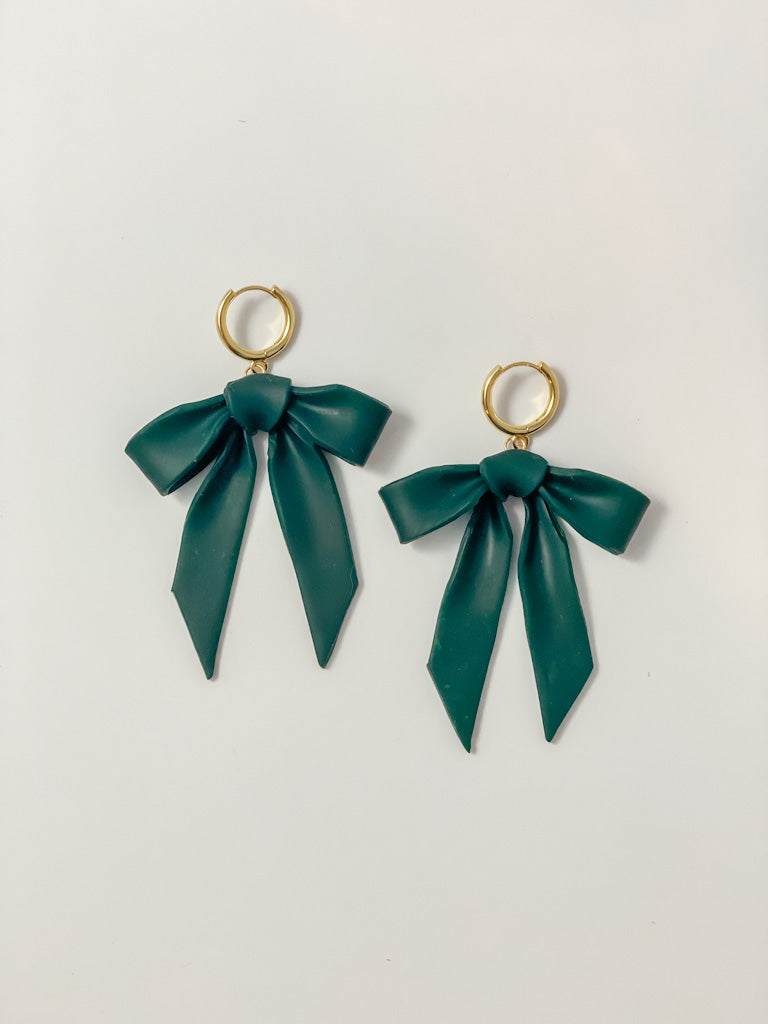 Bow Hoop Earrings (multiple colors) - Tacklebox