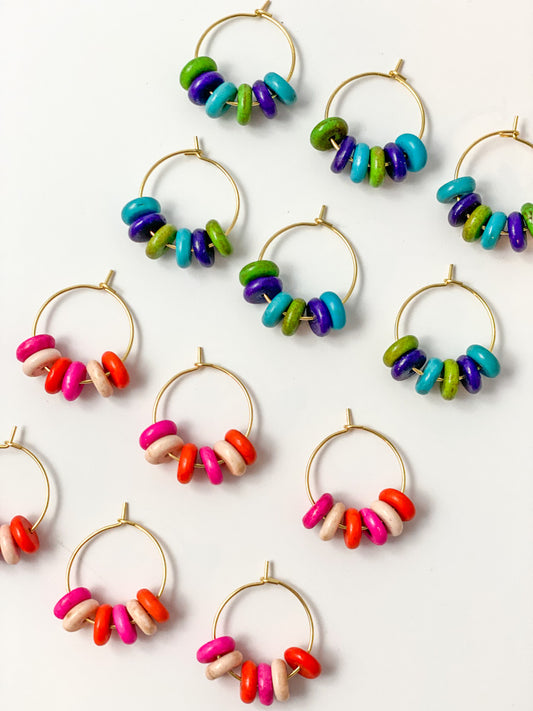 Candy Hoop Earrings (multiple colors) - Tacklebox