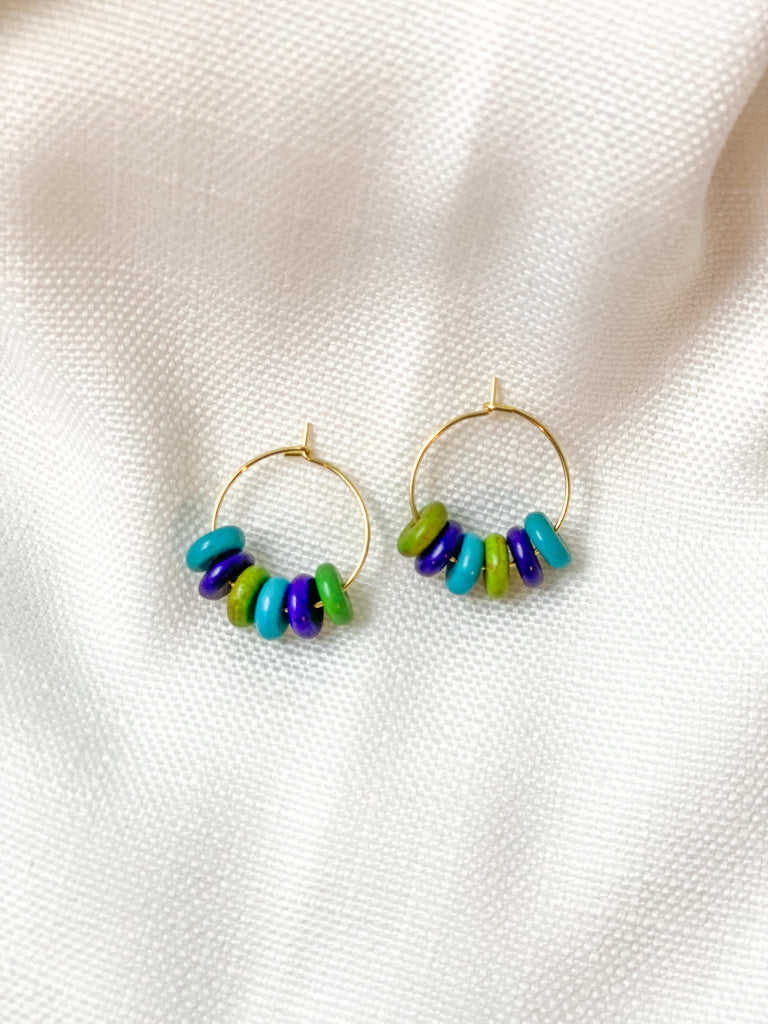 Candy Hoop Earrings (multiple colors) - Tacklebox