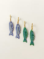 Catch of the Day Hoop Earrings (multiple colors) - Tacklebox