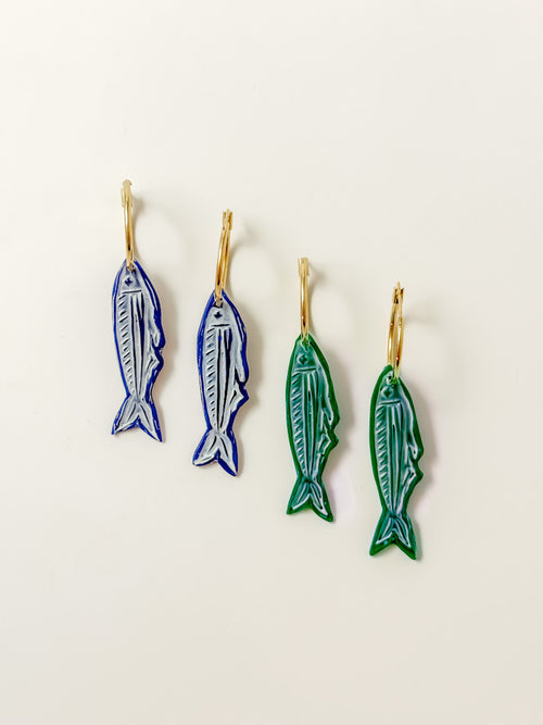 Catch of the Day Hoop Earrings (multiple colors) - Tacklebox