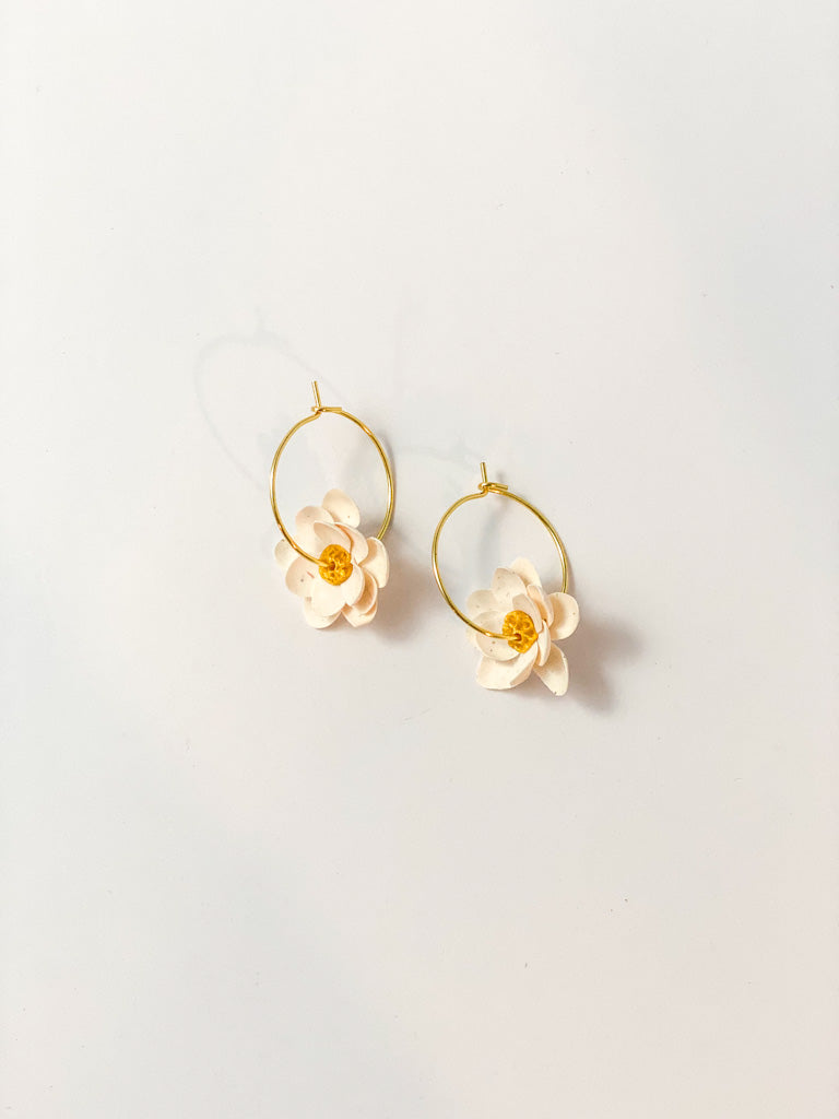 Sweet Magnolia Hoop Earrings - Tacklebox