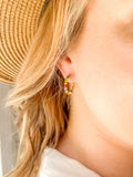 Confetti Beaded Hoop Earrings - Tacklebox