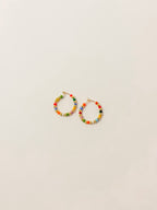 Confetti Beaded Hoop Earrings - Tacklebox