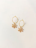 Snowflake Hoop Earrings - Tacklebox