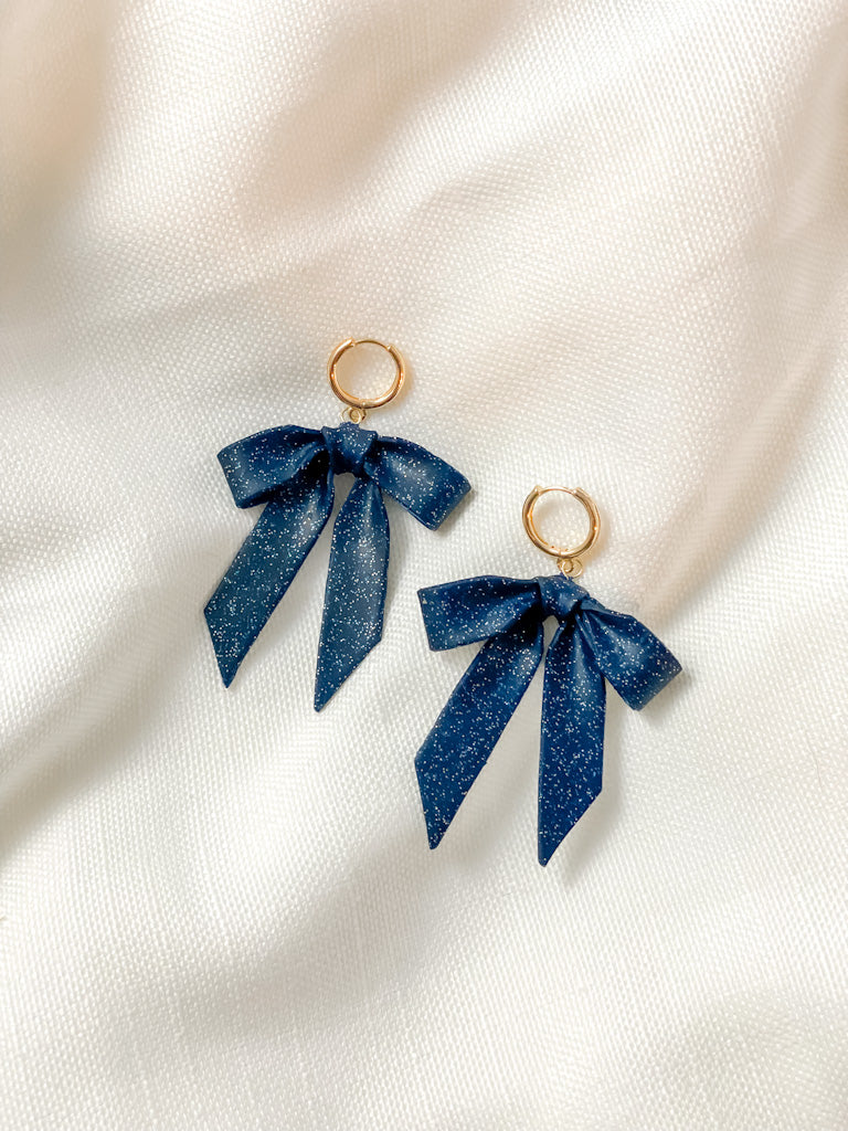 Bow Hoop Earrings (multiple colors) - Tacklebox