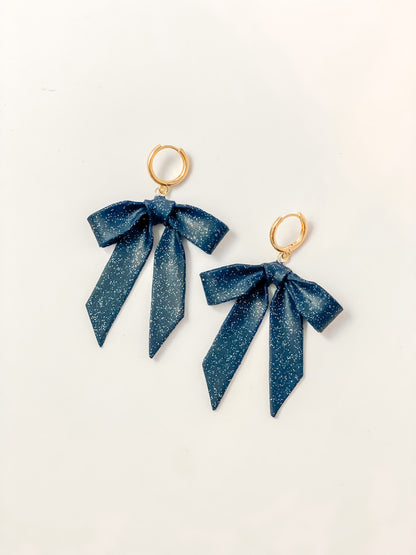 Bow Hoop Earrings