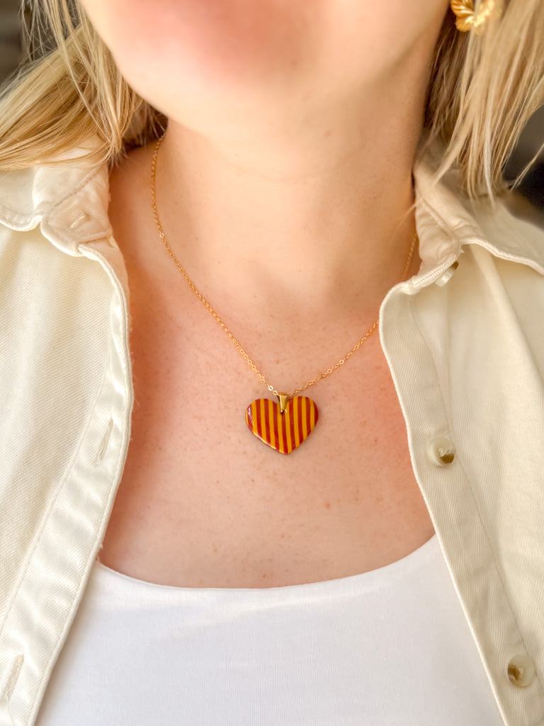 KC Heart Necklace - Tacklebox