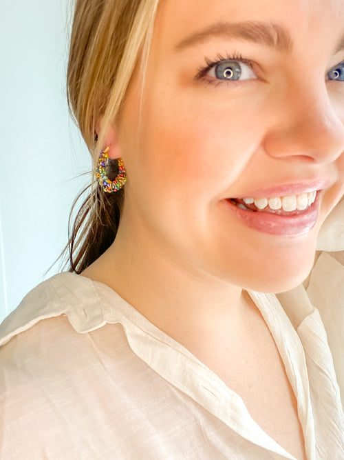 Angler Hoop Earrings (multiple colors) - Tacklebox