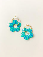 Groovy Garden Hoop Earrings (multiple colors) - Tacklebox