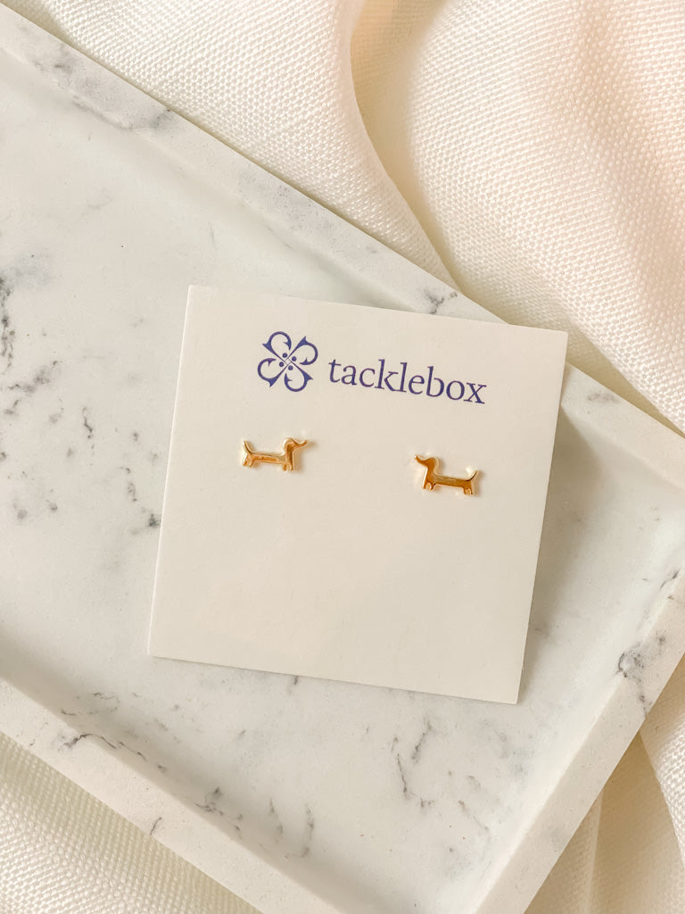 Dachshund Stud Earrings - Tacklebox