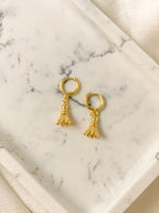 Shuttlecock Hoop Earrings - Tacklebox